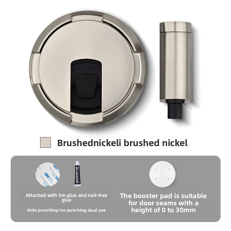 No drilling required Door magnet Mechanical pressure Invisible floor door stop