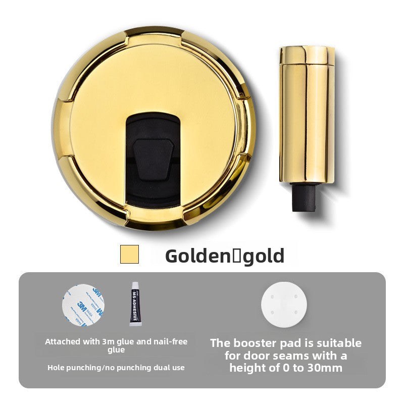 No drilling required Door magnet Mechanical pressure Invisible floor door stop